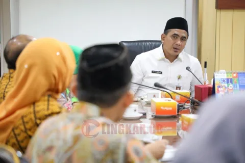 Perwakilan Unicef Wilayah Jawa saat beraudiensi dengan Wakil Gubernur Jawa Tengah, Taj Yasin Maimoen. Foto: dokumentasi