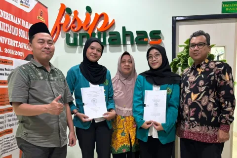 Study Club bahasa Mandarin Prodi Hubungan Internasional Disiapkan Unwahas. Foto: dokumentasi