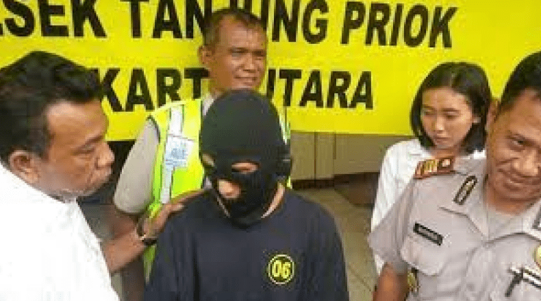 M. Arkan Alfatah (21) di tangkap atas dugaan kekerasan seksual. ISTIMEWA/Lingkar.co