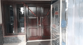 Rumah Jabatan Bupati Penajam PAser Utara di Segel KPK, Rabu (12/1/2022). ISTIMEWA/Lingkar.co