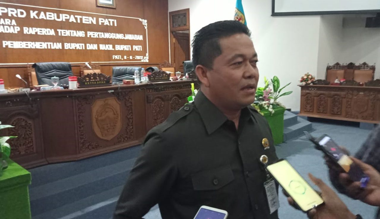 Ketua DPRD Pati, Ali Badrudin. (Arif Febriyanto/Lingkar.co)