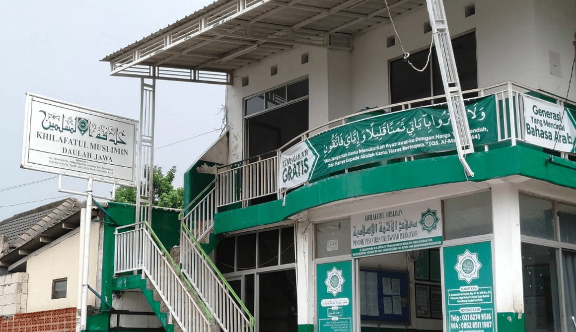 Salah satu bangunan milik Khilafatul Muslimin/LINGKAR.CO