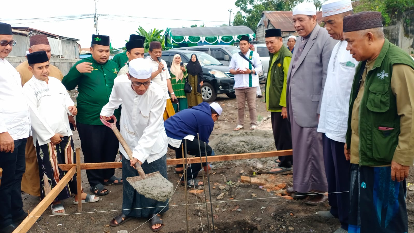 Prosesi pembuatan Baitul Quran oleh NU Palangka Raya/LINGKAR.CO