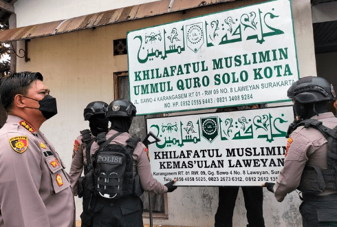 salah satu lantor Khilafatul Muslimin di Kota Solo