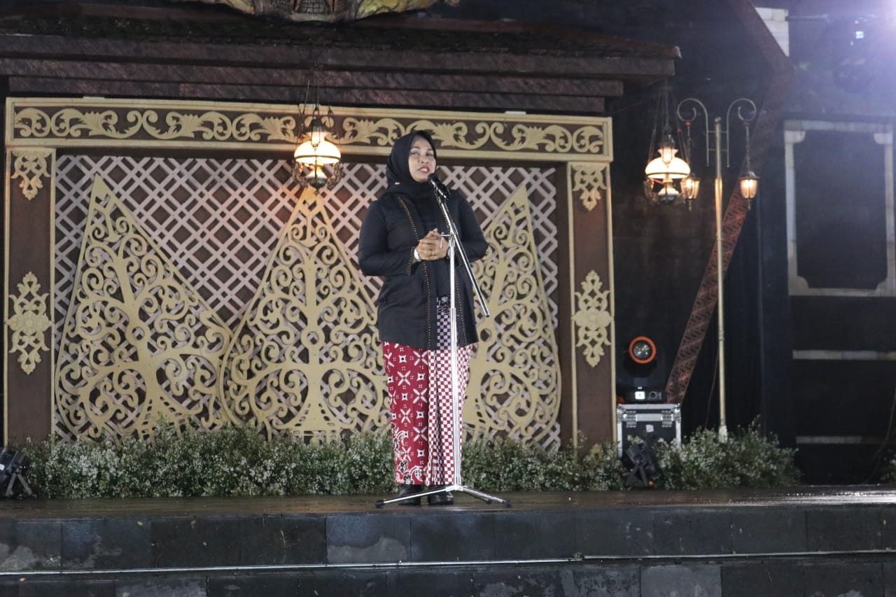 Wakil Bupati Blora, Tri Yuli Setyowati dalam Rakornis dengan tema “Penguatan SDM Kewilayahan Menuju Blora Unggul dan Berdaya Saing”. Dok Prokompim Blora