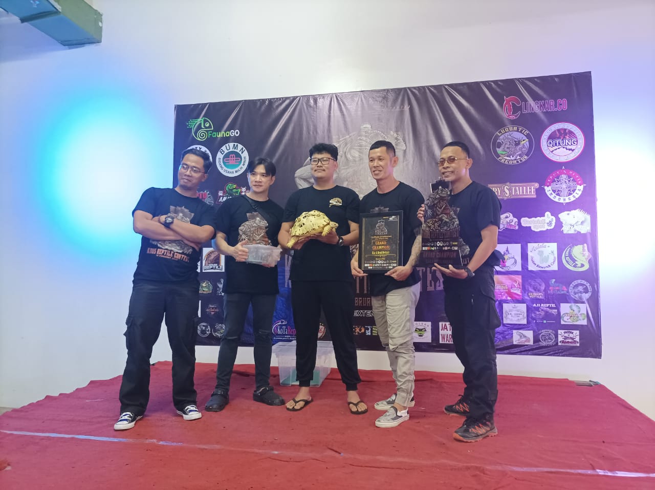 Pecinta reptil Kudus untuk pertama kalinya menggelar Kudus Reptille Contest and Expo/LINGKAR.CO/Tamalia