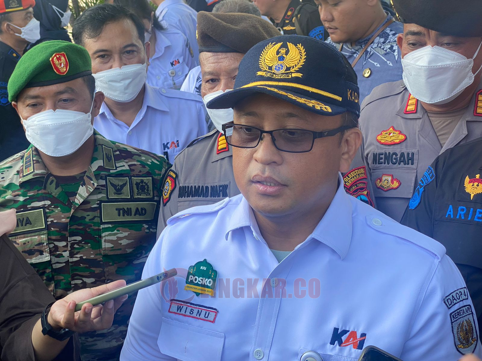 KAI Daop 4 Semarang siapkan personel tambahan menjelang Lebaran 2023. (Lingkar.co/Alan Henry)