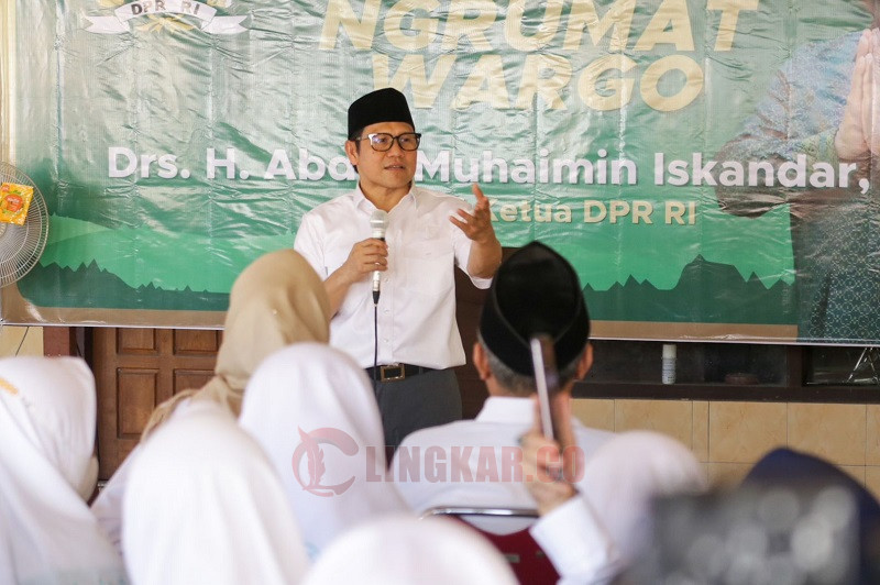 Wakil Ketua DPR RI, Abdul Muhaimin Iskandar (Gus Muhaimin), dalam Safari Ramadan bertajuk “Mbangun Deso Ngerumat Wargo” di Kabupaten Tulungagung, Jawa Timur, Minggu 17 April 2023. FOTO: Tim Media PKB