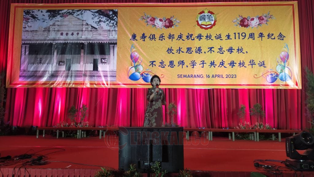 Alumnus Helo Club Sekolah THHK memperingati HUT ke 119 tahun di Sixteen8 Restauran, Jalan Ki Mangunsarkoro No 38 Semarang, Minggu 16 April 2023. (Lingkar.co/dok)