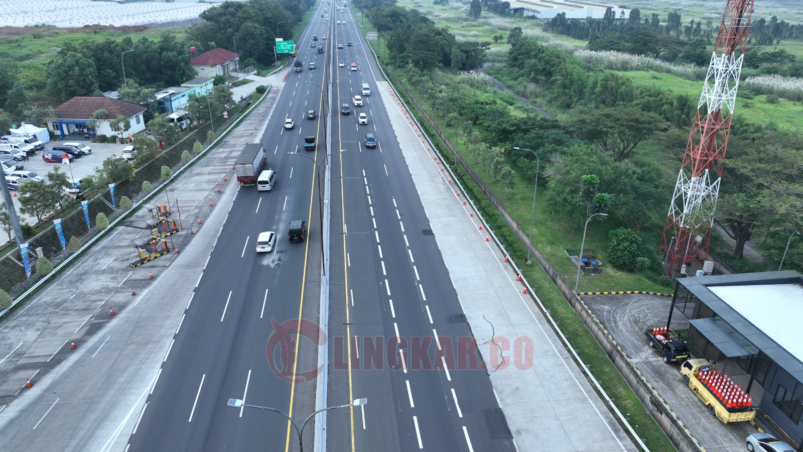 PT Jasa Marga di H-6 Lebaran 2023 mencatat 314 ribu meninggalakan Jabodetabek. (Lingkar.co/dok)