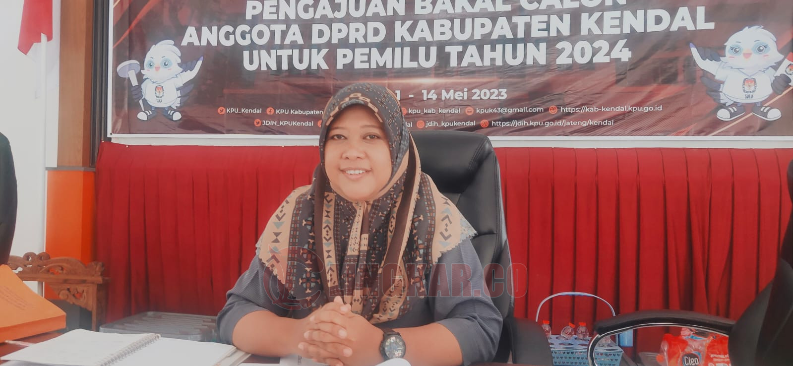 Ketua KPU Kabupaten Kendal, Hevy Indah Oktaria/Foto: Wahyudi