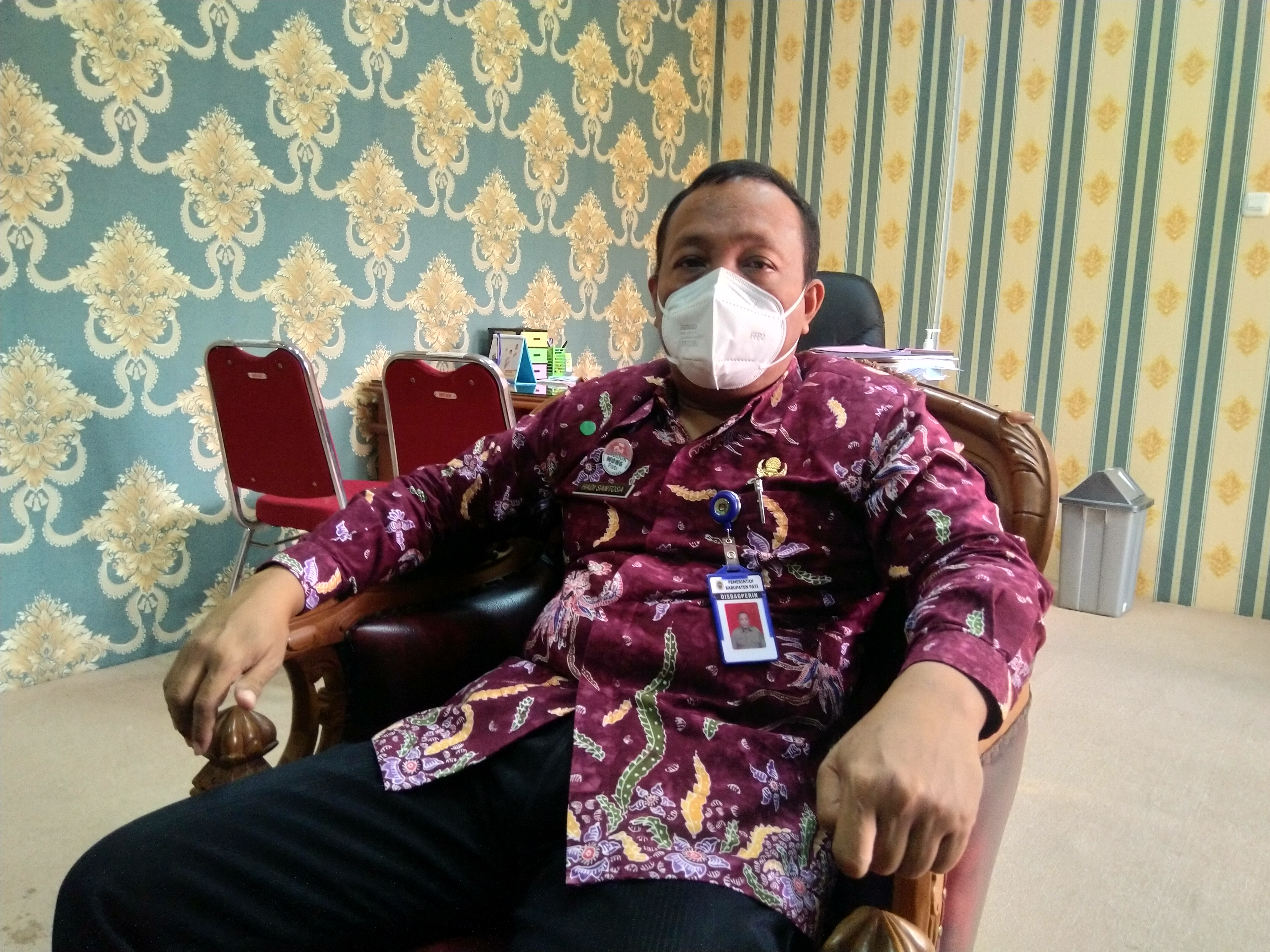Kepala Disdagperin Pat, Hadi Santoso. Miftahus Salam/Lingkar.co