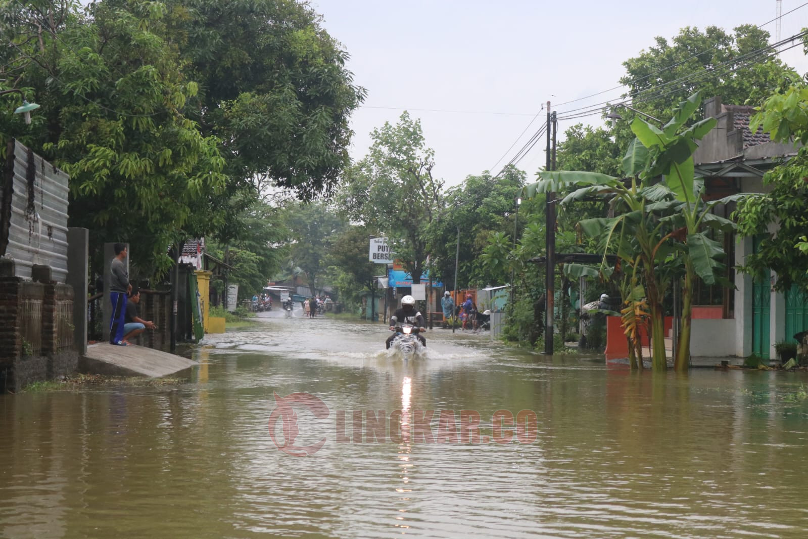 Bencana banjir di Kabupaten Pati. Foto: Miftahus Salam/Lingkar.co
