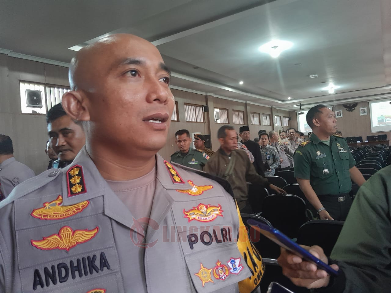 Kapolresta Pati Kombes Pol Andhika Bayu Adhittama. Foto: Miftahus Salam/Lingkar.co