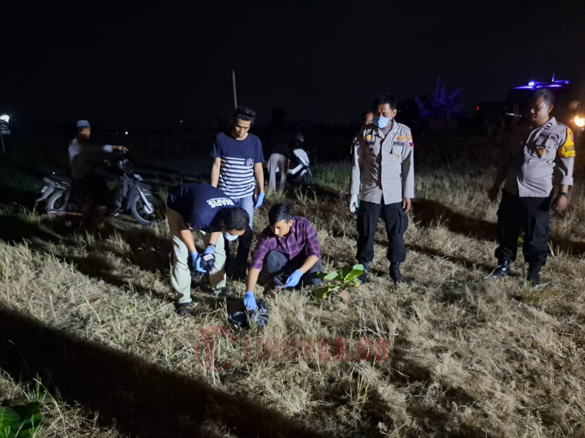 Lokasi ditemykan mayat di Desa Penawangan, Kecamatan Penawangan Kabupaten Grobogan. Foto: Istimewa.