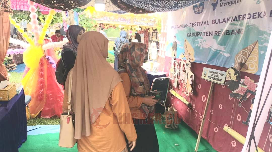 SDN Ngemplak mewakili Rembamg dalam Festival Bulan Merdeka. Foto: Humas for Lingkar.co