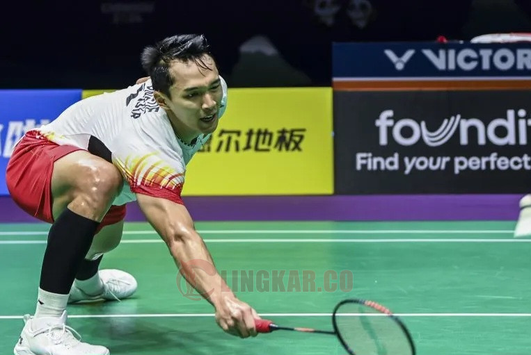 Jonatan Christie memastikan langkah Indonesia menuju ke Final Piala Thomas 2024. Foto: Antara.