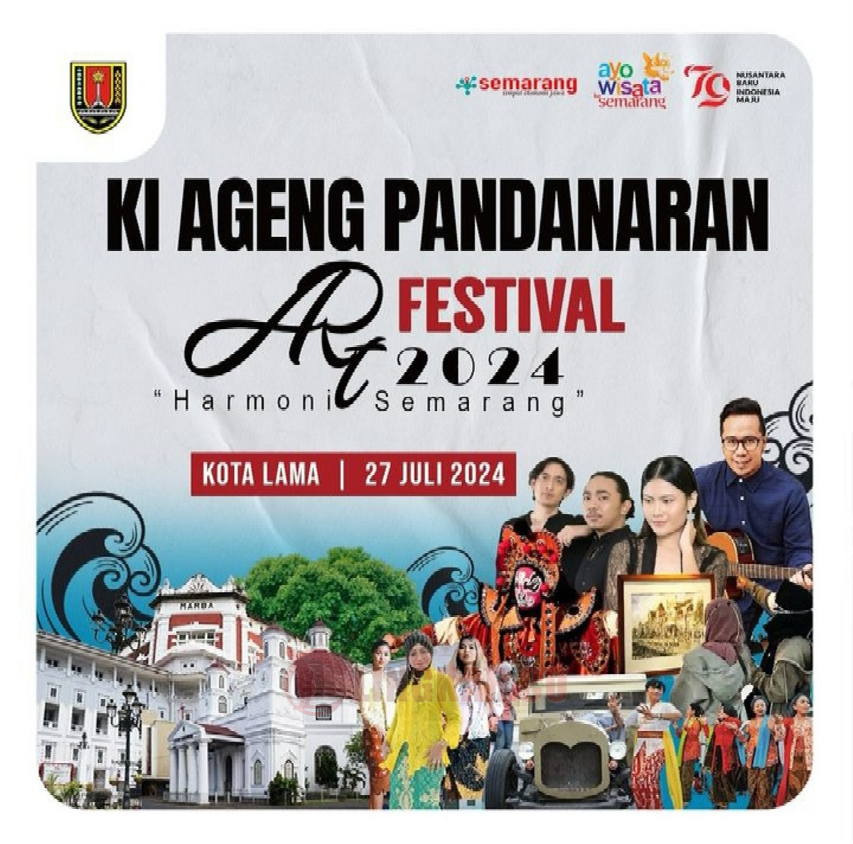Ki Ageng Pandanaran Art Festival 2024'. Instagram Pemkot Semarang