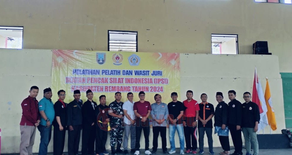 IPSI Rembang menggelar pelatihan pelatih dan wasit juri di Gedung Olahraga (GOR) Rembang, Jumat (2/8/2024). Foto: Istimewa.