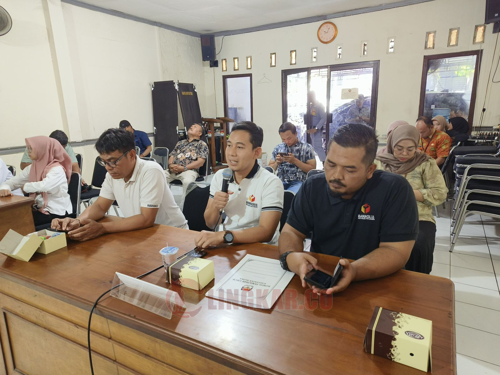 Bawaslu Blora dorong KPU segera tetapkan lokasi kampanye. Foto: Istimewa.