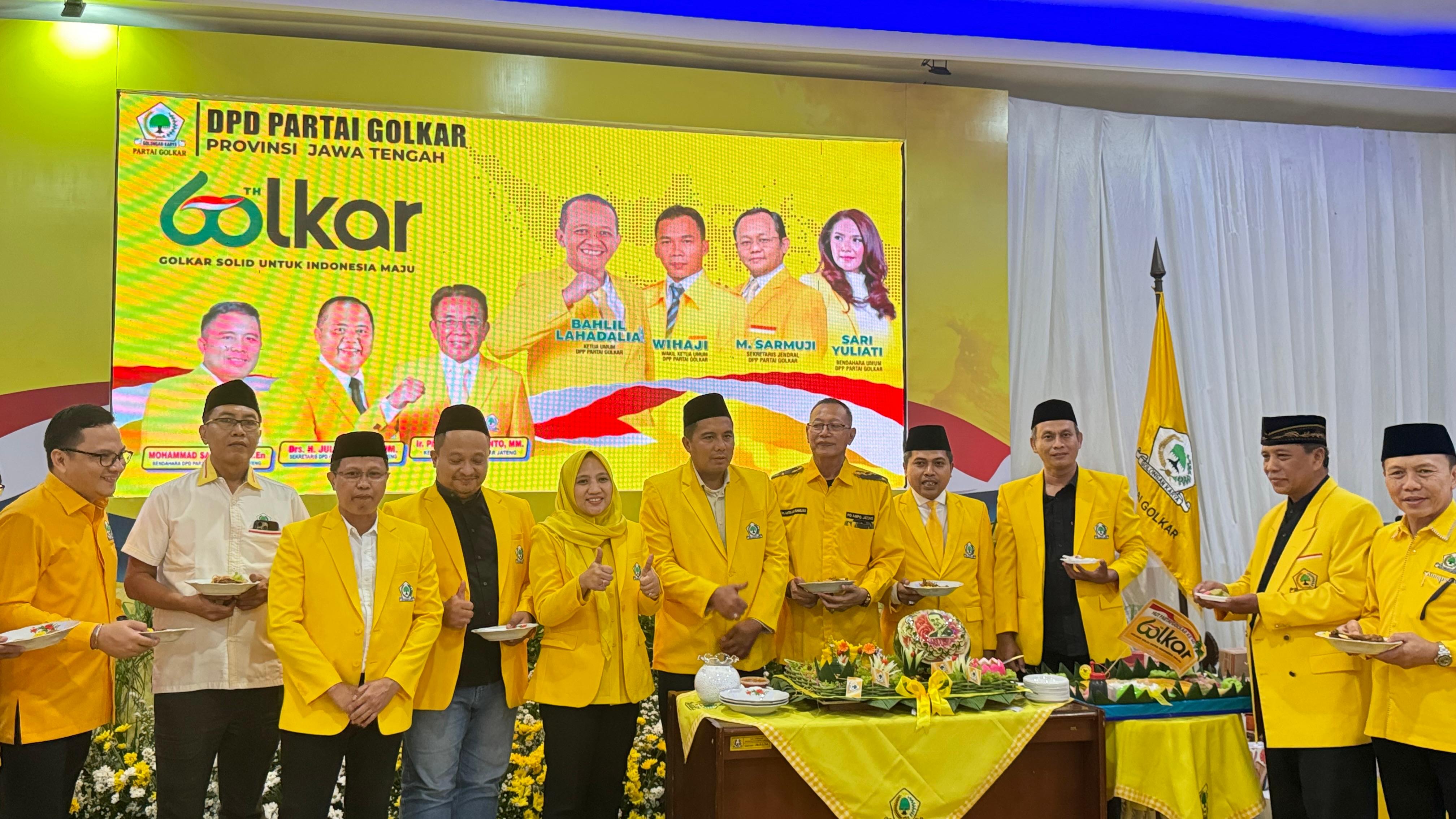 DPD Golkar Jateng Gelar HUT Ke-60. Kharenrisma/Lingkar.co