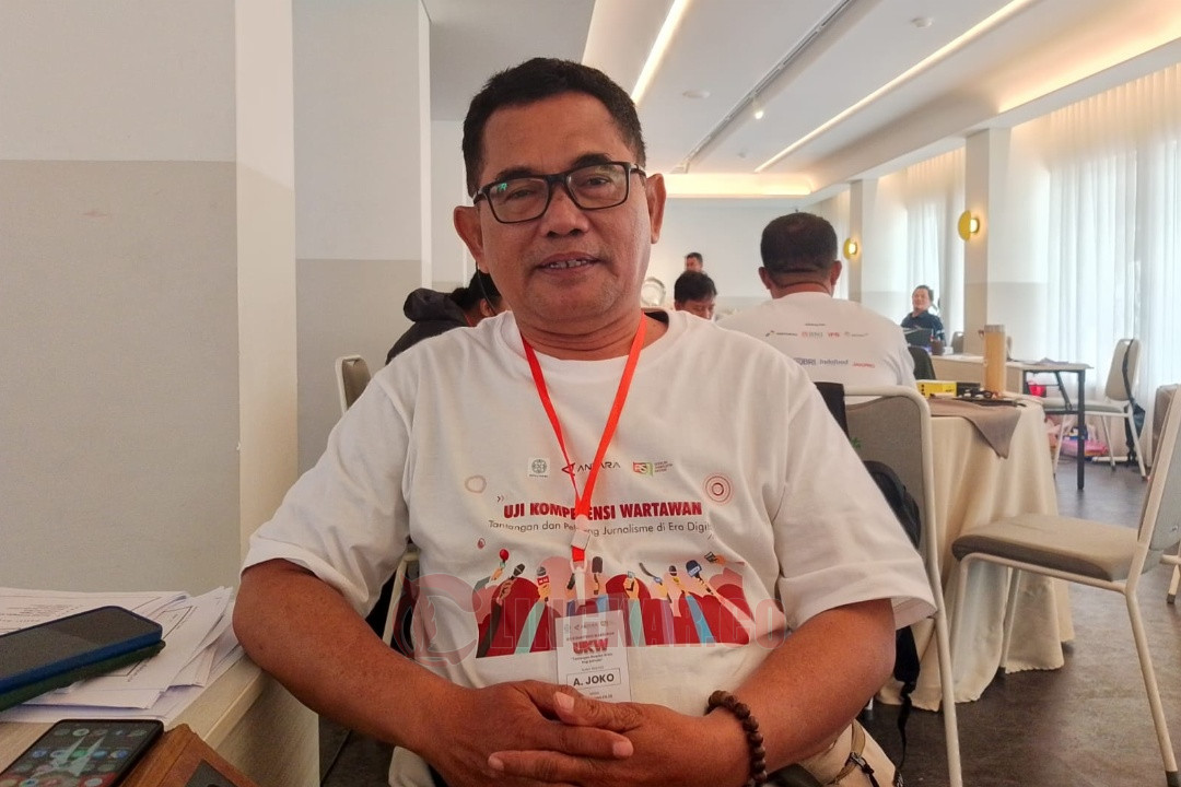 Wartawan sebuah media online Ahmad Joko Suryo Supeno. Foto: Rifqi/Lingkar.co