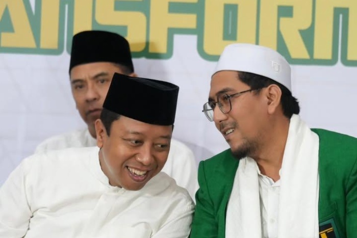 Ketua majelis pertimbangan DPP PPP, Muhammad Romahurmuziy saat mengikuti peringatan harlah PPP yang ke 52. Foto: Instagram