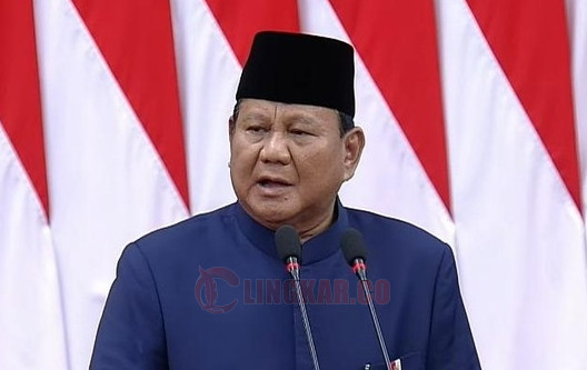 Presiden Republik Indonesia Prabowo Subianto/Lingkar.co