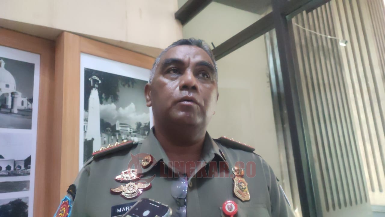 Plt Kepala Satpol PP Kota Semarang, Marthen Stevanus Dacosta.