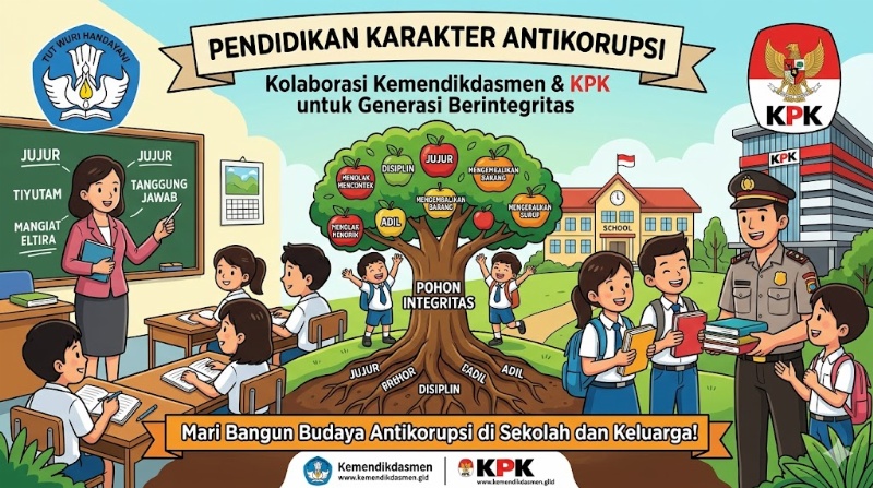Tak Cukup Penegakan hukum, Berantas Penyakit Karakter Lewat Pendidikan Antikorupsi