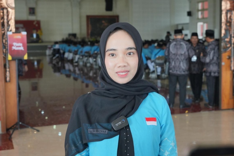 Faliha Nazihah menjadi jema'ah haji termuda di Kabupaten Klaten. Foto: dokumentasi/istimewa