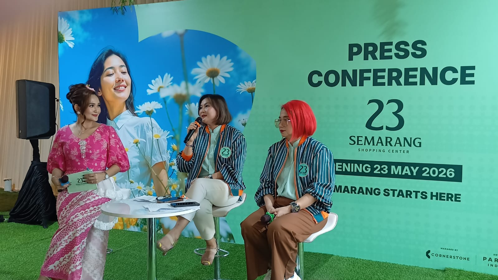 Press Conferece soft opening 23 Semarang Shopping Center. (dok Istimewa)