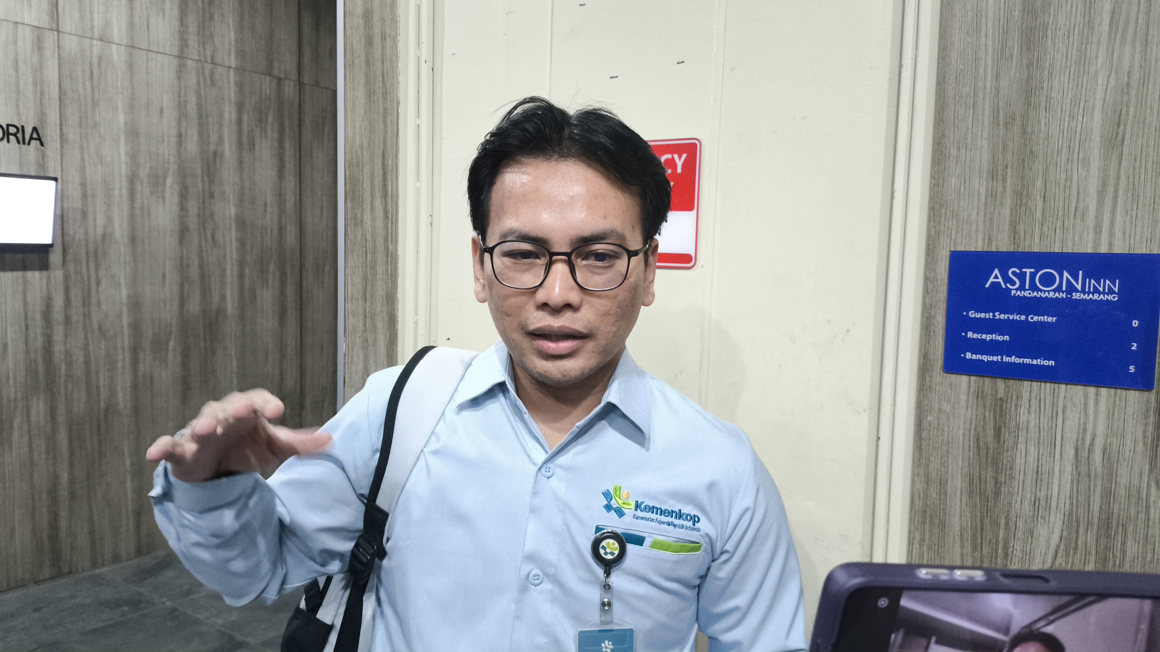 Asisten Deputi Digitalisasi Koperasi Kementerian Koperasi, Riza Azmi. (dok Alan Henry)