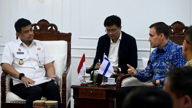 Bobby Nasution Jajaki Kerja Sama PSEL 15 Megawatt dengan Finlandia