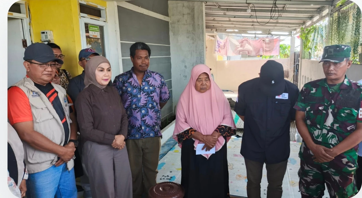 Bupati Kendal  tikil warga terdampak rob yang direlokasi polreskendal