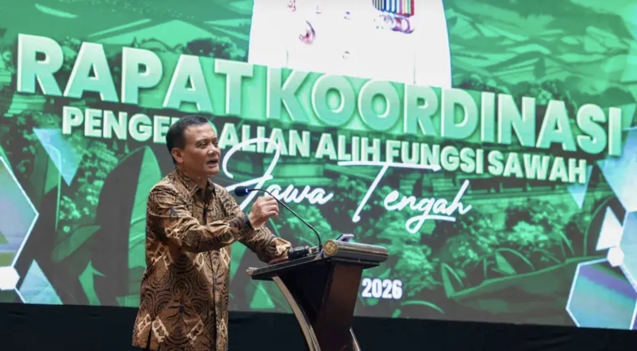 Jawa Tengah Kejar Perlindungan 87 Persen Sawah, Tekan Alih Fungsi Lahan