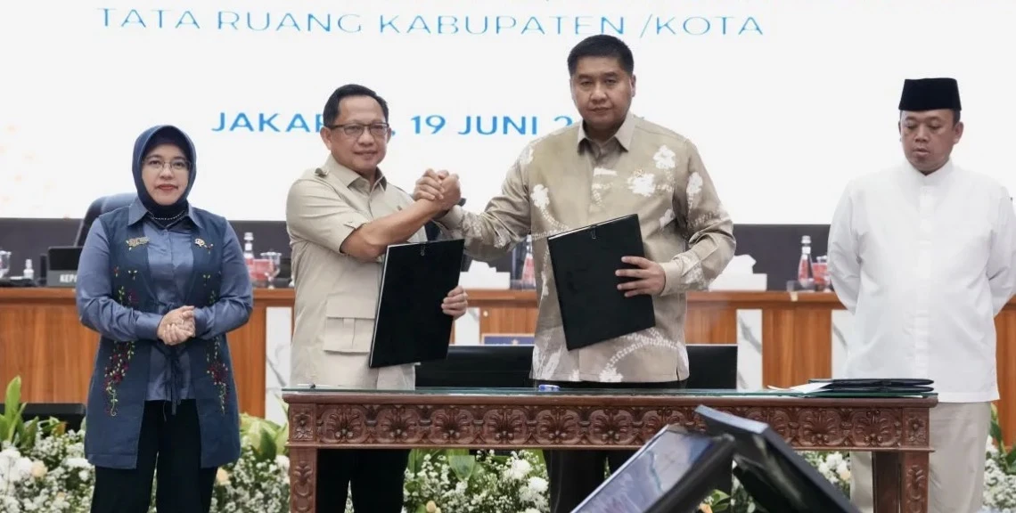 Mendagri dan Menteri PKP Teken SKB untuk Percepat Program 3 Juta Rumah