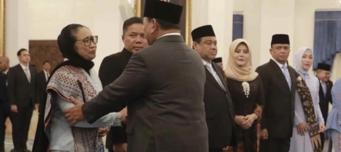 Nanik Sudaryati Deyang Terharu Usai Resmi Menjabat Kepala BGN, Menangis Saat Disalami Prabowo