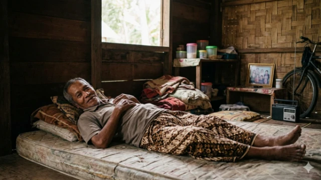 Nasib Dg Sangkala Mengundang Iba, Tiga Tahun Tinggal di Gubuk Dengan Kondisi Lumpuh