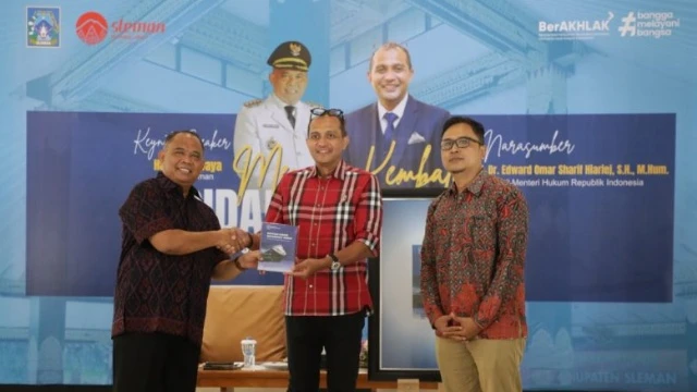 Selaraskan UU Nomor 1 Tahun 2026, Wamenkum Sebut Pemkab Sleman Satu Langkah Lebih Maju