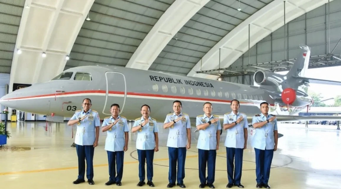 TNI AU Resmikan Skadron Udara 18 sebagai Pangkalan Operasional Enam Pesawat Falcon 8X