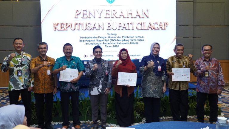 129 PNS Kabupaten Cilacap Pensiun, Berikut Ini Rincian Golonganny