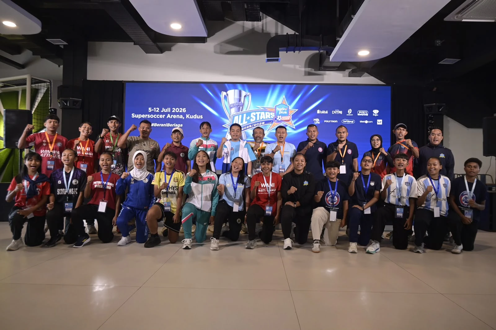 16 Tim Siap Berjuang di Ajang Hydroplus Soccer League All-Stars