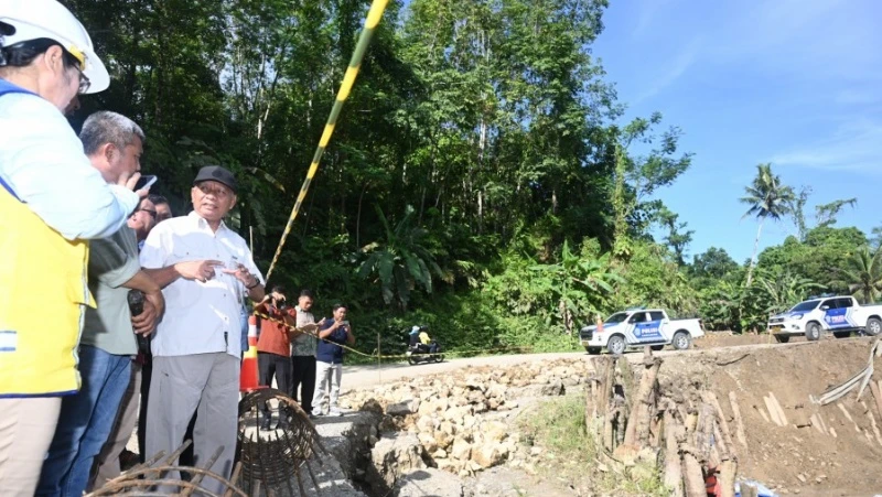 Bangun Bronjong untuk Tahan Sembilan Titik Longsor di Sumut