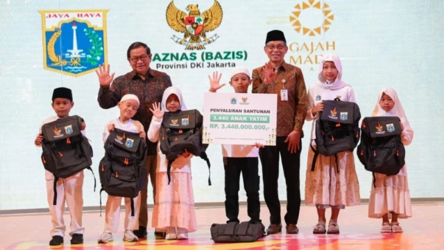 Baznas DKI Jakarta Salurkan Rp3,44 Miliar untuk Santuni Anak Yatim