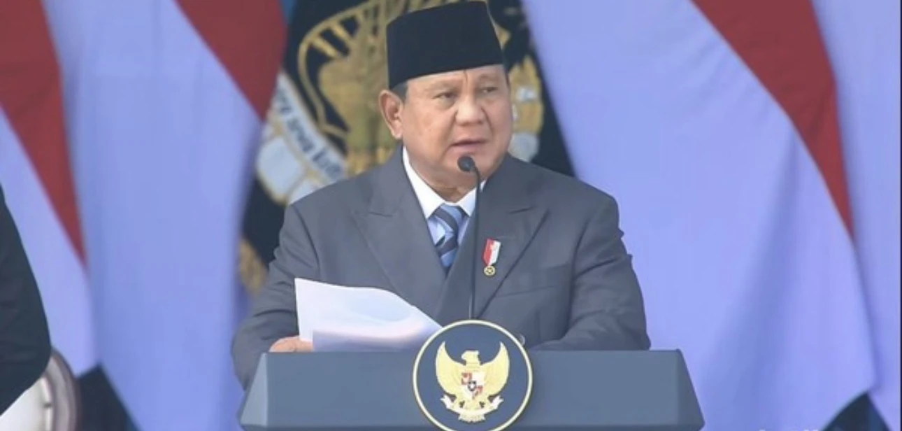 Teks Lengkap Pidato Prabowo pada Peringatan Hari Bhayangkara ke-80