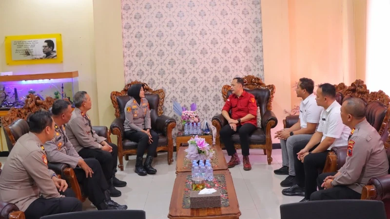 Baru Jabat Kapolres Kendal, Ratna Langsung Tancap Gas ke Kantor Kejaksaan Negeri