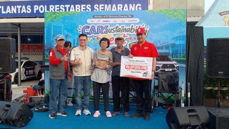 Hadir di Car Free Day Bersama Nasmoco Group, PMI Kota Semarang Ajak Masyarakat Tingkatkan Kepedulian Terhadap Difabel