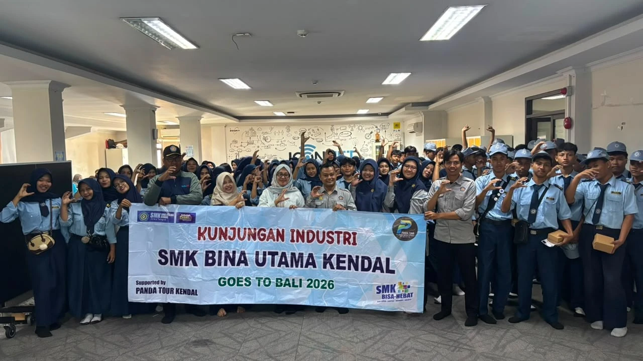PLN Icon Plus Terima 96 Siswa SMK Bina Utama Kendal