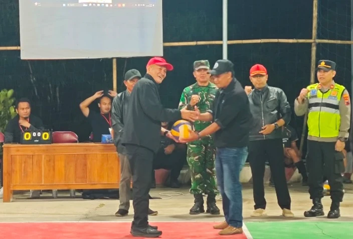 Sambut HUT ke-81 RI, Kecamatan Jatipurno Gelar Turnamen Bola Voli Antar Desa Piala Bupati Wonogiri